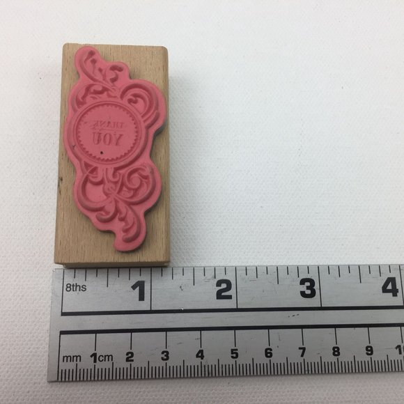 Thank You Rubber Stamp Craft Cardmaking Set 3 Scrapbooking Calligraphy - Picture 12 of 12